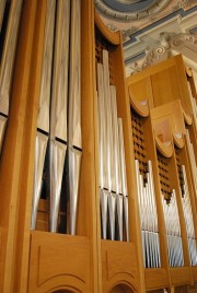 La Montre de l'orgue en tribune. Cliché personnel privé