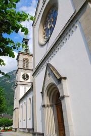 Vue extérieure de la Stadtkirche avec le transept. Cliché personnel (juill. 2014)