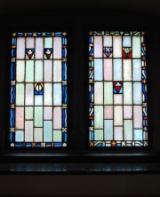Autre vitrail avec décor Art Nouveau. Cliché personnel