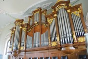 Vue panoramique de l'orgue en tribune (Positif non visible). Cliché personnel