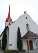 Vue de l'église réformée. Cliché personnel