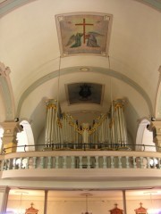 L'orgue Riepp/Kuhn de Charmey. Cliché personnel