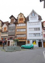 Maisons dans Altstätten. Cliché personnel