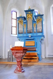 Vue de l'orgue et du choeur. Cliché personnel