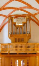Vue de l'orgue Felsberg de Küblis. Cliché personnel (07. 2014)