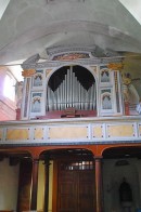 Orgue italien de l'église de Loco (1837, 1977). Cliché personne (juin 2016)