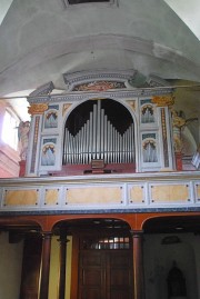 Vue de l'orgue italien de 1837. Cliché personnel