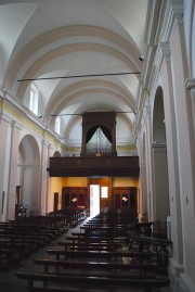 La nef et l'orgue. Cliché personnel