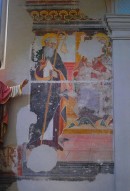 Peinture murale dans l'église. Cliché personnel