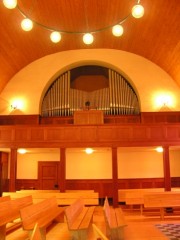 L'orgue Schäffer & Cie (Bâle) en situation. Cliché personnel