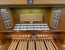 Console de l'orgue après le relevage de 2015. Source: organiste Cyril Julien
