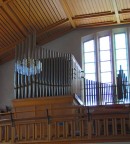 Partie gauche de l'orgue vue depuis la nef. Cliché personnel