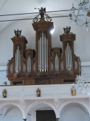 L'orgue Füglister de l'église de Naters. Cliché personnel