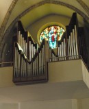 Vue de l'orgue Kuhn à Orsières. Cliché personnel