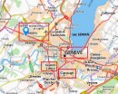 Plan de Genève avec position de Meyrin. Source: Viamichelin