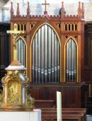 L'orgue de choeur restauré. Source: documentation envoyée par M. Peter Hammer