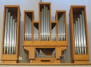 Vue de cet orgue Metzler. Source: de.wikipedia.org/wiki/Andreaskirche_(Z%C3%BCrich-Sihlfeld)