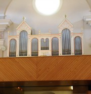 Une dernière photo du grand orgue Kuhn. Cliché personnel