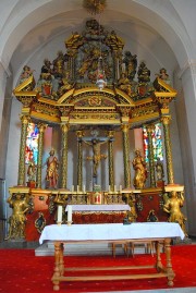 Maître-autel baroque. Cliché personnel