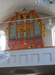 Vue de l'orgue depuis la nef. Cliché personnel