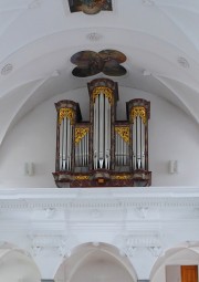 Autre vue de l'orgue au zoom (depuis l'entrée du choeur). Cliché personnel