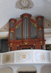 Une vue de l'orgue Carlen (19ème s.) de la chapelle de l'Hospice. Cliché personnel