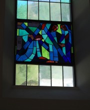 Autre vitrail de cette église moderne de 1956-59. Cliché personnel