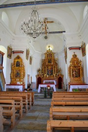 Vue intérieure de la nef de cette chapelle. Cliché personnel