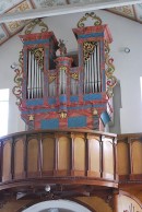 L'orgue Carlen restitué par Füglister, église d'Oberwald. Cliché personnel (07. 2018)