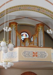 Vue de l'orgue Füglister de l'église de Randa. Cliché personnel