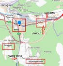 Carte des lieux: Viège et Eyholz (Viamichelin)