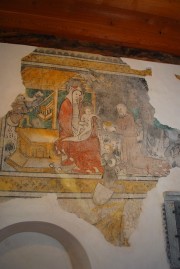 Fresques de la Chapelle-ossuaire à côté de l'église (début 15ème s.). Cliché personnel
