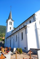 Une vue de l'église de Ried bei Brig. Cliché personnel (sept. 2019)