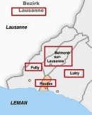 Les cités de Pully et Paudex à côté de Lausanne. Source: https://fr.wikipedia.org/