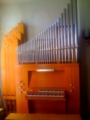 Vue de l'orgue Dumas (Chapelle réformée). Source: merci à la Secrétaire de Paroisse