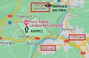 Carte pour Kappel et Wangen bei Olten. Souce: https://www.google.ch/maps/