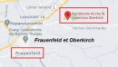 Localisation d'Oberkirch bei Frauenfeld. Source: https://www.google.ch/search?tbs