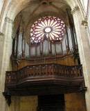Vue de l'orgue Callinet de l'église N.-Dame à Rouffach. Cliché personnel (août 2008)