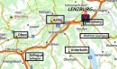Lenzburg (carte Viamichelin)