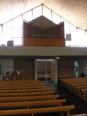 Intérieur de l'église et orgue. Cliché personnel