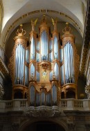 Grand orgue Aubertin, St-Louis-en-l'Île, Paris. Cliché personnel (nov. 2012)