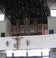 L'orgue de l'église du Noirmont, rephotographié en juin 2007. Cliché personnel
