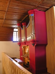 Château-d'Oex, autre vue de l'orgue St-Martin du Temple. Cliché personnel