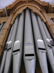 Détail de l'orgue, Courchapoix. Cliché personnel