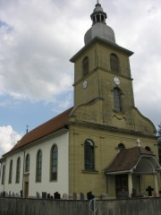 Eglise de Prez-vers-Noréaz. Cliché personnel (2006)