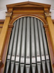 Détail de la Montre de l'orgue. Cliché personnel