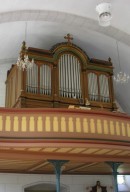 Orgue Kuhn (1901) de l'église de Montbovon. Cliché personnel
