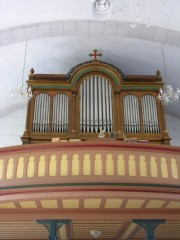 L'orgue Kuhn de Montbovon, une relique de 1901. Cliché personnel