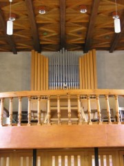 Vue de l'orgue Kuhn. Cliché personnel