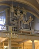 L'orgue Merklin & Schutze de l'église de Montlebon. Cliché personnel
